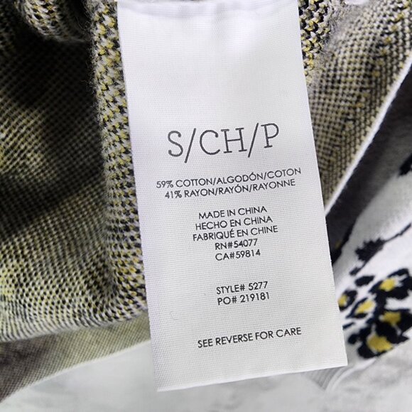 Womens Beige Cabi Animal Print Cardigan Sweater Button-Up Long Sleeve Size S - Picture 4 of 8